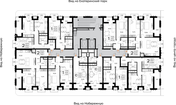 
  Продается 2-комн. квартира 64.88 м², в ЖК Столица. Фото 1.