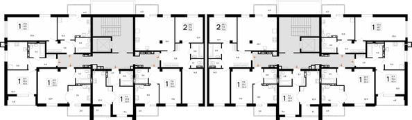 
  Продается 1-комн. квартира 32.9 м², в ЖК Утёсов. Фото 1.