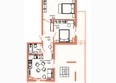 Резиденция Анаполис, дом 24: Планировка 3-комн 75,5 м²