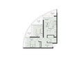Форос: Планировка Апартамент 63,4 м²