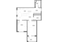 Клубный дом «Проявление»: Планировка 2-комн 64,55 м²