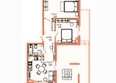 Резиденция Анаполис, дом 23: Планировка 3-комн 75,5 м²