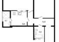Поэма: Планировка 2-комн 67,1, 67,3 м²