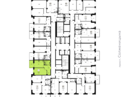 Продается 1-комнатная квартира ЖК Сокольники, литера 8, 41.02 м², 4922400 рублей