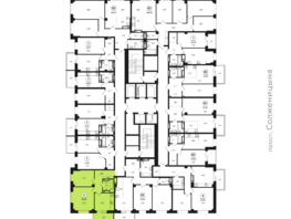 Продается 2-комнатная квартира ЖК Сокольники, литера 9, 55.09 м², 7326970 рублей