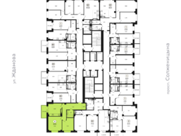 Продается 2-комнатная квартира ЖК Сокольники, литера 10, 66.8  м², 7682000 рублей