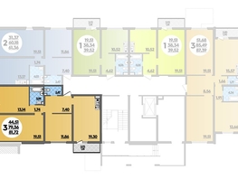 Продается 3-комнатная квартира ЖК Предгорье ЛАГО-НАКИ, литера 2, 81.72  м², 7804999 рублей