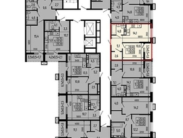 Продается 1-комнатная квартира ЖК Звезды, литер 11, 38  м², 4902000 рублей