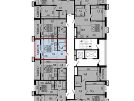 Продается Студия ЖК Звезды, литер 11, 27.2  м², 3754000 рублей