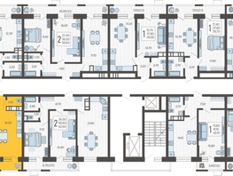 Продается 3-комнатная квартира ЖК Небо, литера 3, 84.1  м², 12194500 рублей