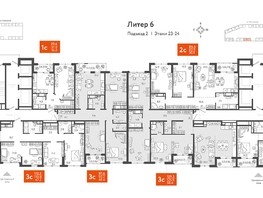 Продается 2-комнатная квартира ЖК Все Свои VIP, литера 6, 63.2  м², 18960000 рублей