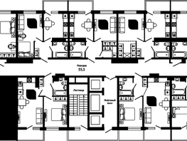 Продается 2-комнатная квартира ЖК Отражение, 2 очередь литера 3, 69  м², 10898010 рублей