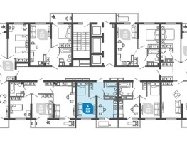 Продается 1-комнатная квартира ЖК Облака-2, блок секция 4-8, 33.3  м², 8291700 рублей