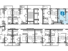 Продается 1-комнатная квартира ЖК Облака-2, блок секция 1-3, 38  м², 8447400 рублей