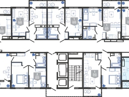 Продается 1-комнатная квартира ЖК Облака-3, дом 1, 31.4  м², 7293592 рублей