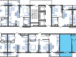 Продается 2-комнатная квартира ЖК Облака-3, дом 1, 59.5  м², 10516625 рублей