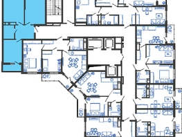 Продается 2-комнатная квартира ЖК Облака-3, дом 1, 55.9 м², 10790377 рублей