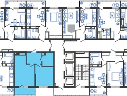 Продается 1-комнатная квартира ЖК Облака-3, дом 1, 43.1  м&sup2;, 9467001 рублей