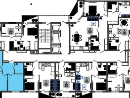 Продается 2-комнатная квартира ЖК Облака-3, дом 1, 56.1 м², 11152119 рублей