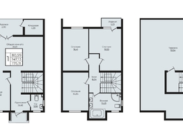 Продается 4-комнатная квартира ЖК Германия, 170.41  м², 15166490 рублей