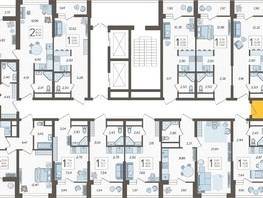 Продается 2-комнатная квартира ЖК Кислород, корпус 1, 50.81  м², 17753014 рублей