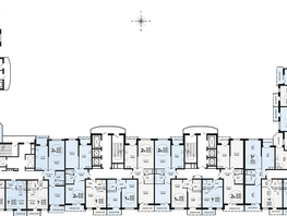 Продается 2-комнатная квартира ЖК Гулливер, литера 1, 55.31  м², 7627249 рублей