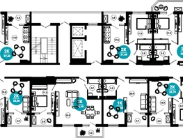 Продается 2-комнатная квартира АО Нескучный сад, корпус 1, 32.7  м², 32984490 рублей