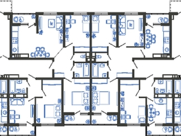 Продается 2-комнатная квартира ЖК Облака-3, дом 1, 48.4  м², 9796160 рублей