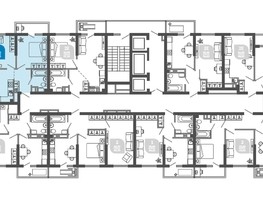 Продается 2-комнатная квартира ЖК Облака-2, блок секция 1-3, 49.5  м², 10453040 рублей