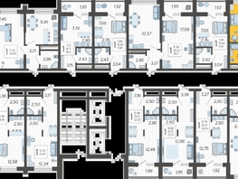 Продается 2-комнатная квартира ЖК Кислород, корпус 14, 48.83  м², 16895180 рублей