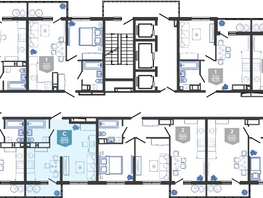 Продается Студия ЖК Облака-3, дом 1, 32.4  м², 7085880 рублей