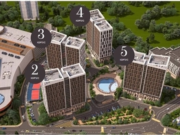 Продается 1-комнатная квартира ЖК Аллея парк, корпус 2, 26.57  м², 6100000 рублей