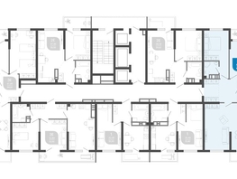 Продается 2-комнатная квартира ЖК Облака-2, блок секция 4-8, 83  м², 12798600 рублей