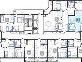 Продается 1-комнатная квартира ЖК Облака-3, дом 1, 44.8  м², 8756160 рублей