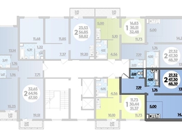 Продается 2-комнатная квартира ЖК Город у моря, литер 17, 48.93  м², 8127273 рублей