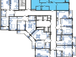 Продается 3-комнатная квартира ЖК Облака-3, дом 1, 79.6  м², 13563840 рублей