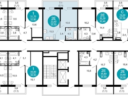 Продается 1-комнатная квартира ЖК Лестория, дом 4, 35.5  м², 15378600 рублей