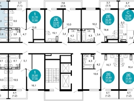 Продается 2-комнатная квартира ЖК Лестория, дом 4, 41.9  м², 19328470 рублей