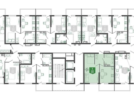 Продается 1-комнатная квартира ЖК Флора, 3 этап литера 4, 36.2  м², 15730080 рублей