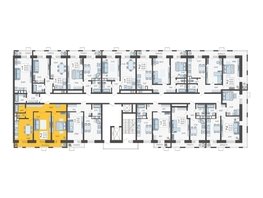 Продается 2-комнатная квартира ЖК Небо, литера 6, 66.7  м², 9411370 рублей