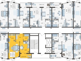 Продается 1-комнатная квартира ЖК Режиссёр, литера 4, 40.22  м², 7577448 рублей