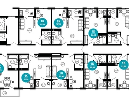 Продается 1-комнатная квартира АО Нескучный сад, корпус 1, 23.3  м², 31788190 рублей