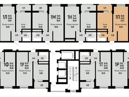 Продается 1-комнатная квартира ЖК Славянка, литера 10, 37.47  м², 5431000 рублей