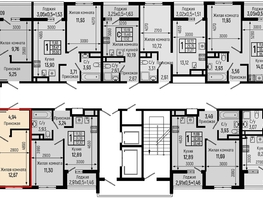 Продается 1-комнатная квартира ЖК Botanica Hills (Ботаника Хилс), лит 1, 38.39  м², 10315000 рублей