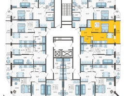 Продается 1-комнатная квартира ЖК Зеленодар, литера 6, 43.7  м², 5702850 рублей