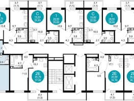 Продается 2-комнатная квартира ЖК Флора, 4 этап, 61  м², 20581400 рублей