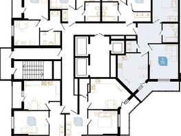 Продается 2-комнатная квартира Облака, 74.8  м², 10503416 рублей