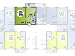 Продается 1-комнатная квартира ЖК Город у моря, литер 17, 39.4  м², 5991000 рублей