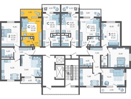 Продается Студия ЖК Горный квартал, литера 1, 26.3  м², 9039310 рублей