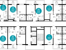 Продается 1-комнатная квартира ЖК Лестория, дом 4, 30.7  м², 13458880 рублей